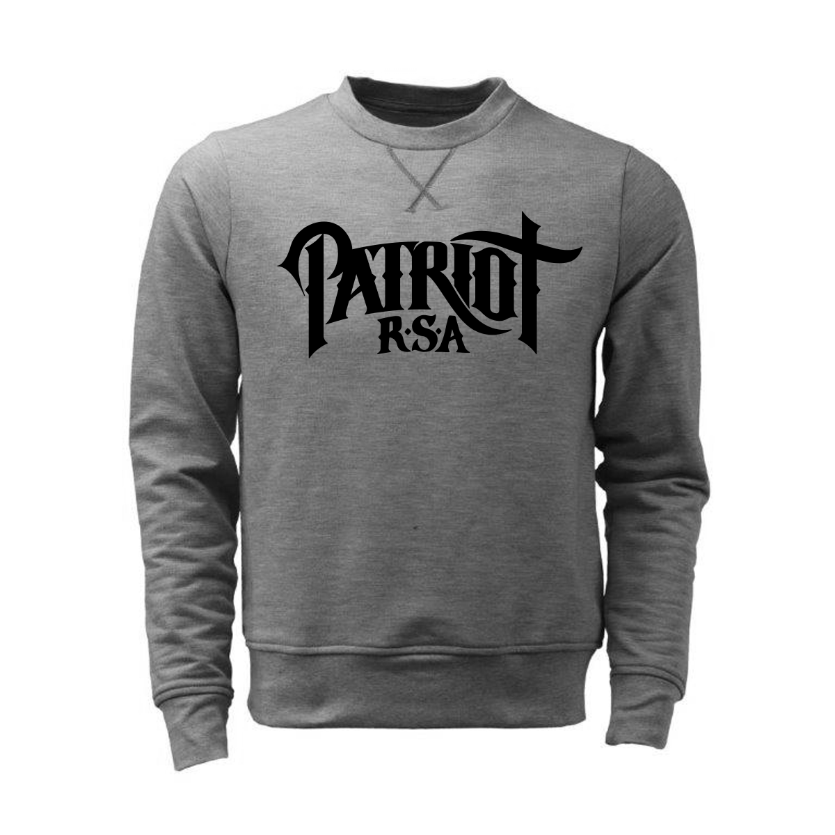 Crew Neck Sweater - Big Chest print - Patriot Apparel