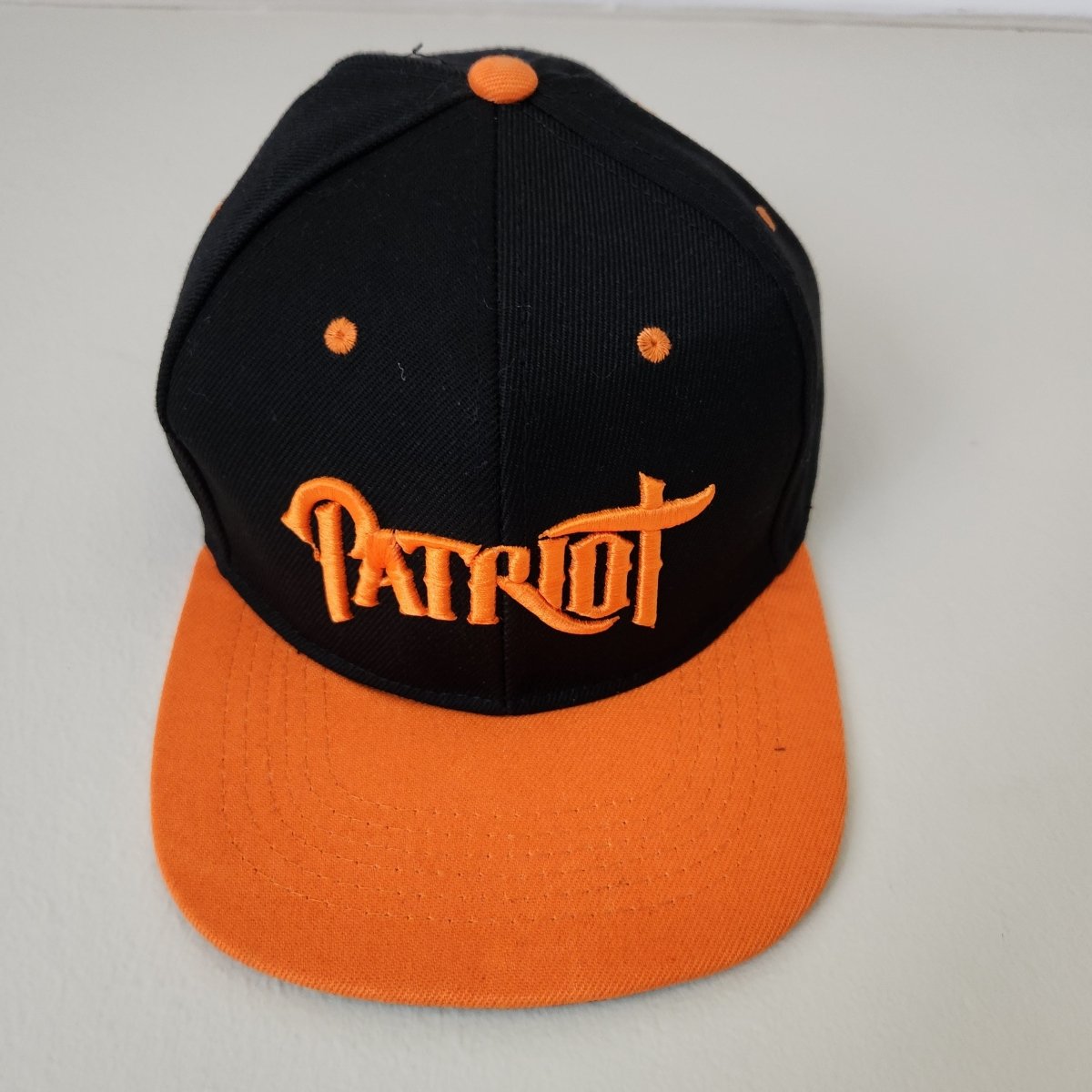 Orange Flat Peak - Patriot Apparel