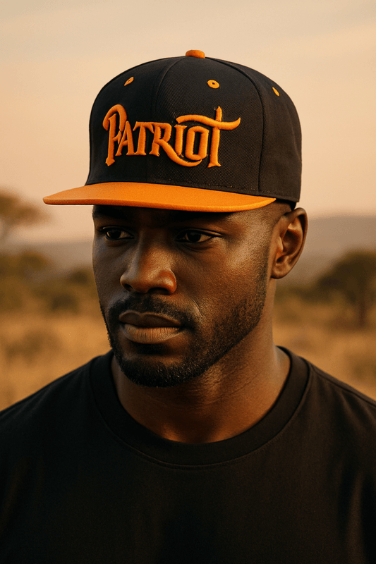 Orange Flat Peak - Patriot Apparel